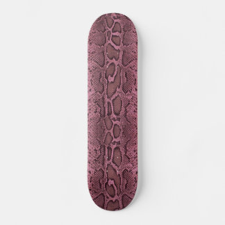 Snakeskin rosa skateboard