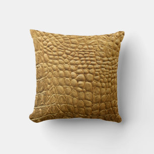 Snakeskin Texture: Wildes Hintergrunddesign. Kissen