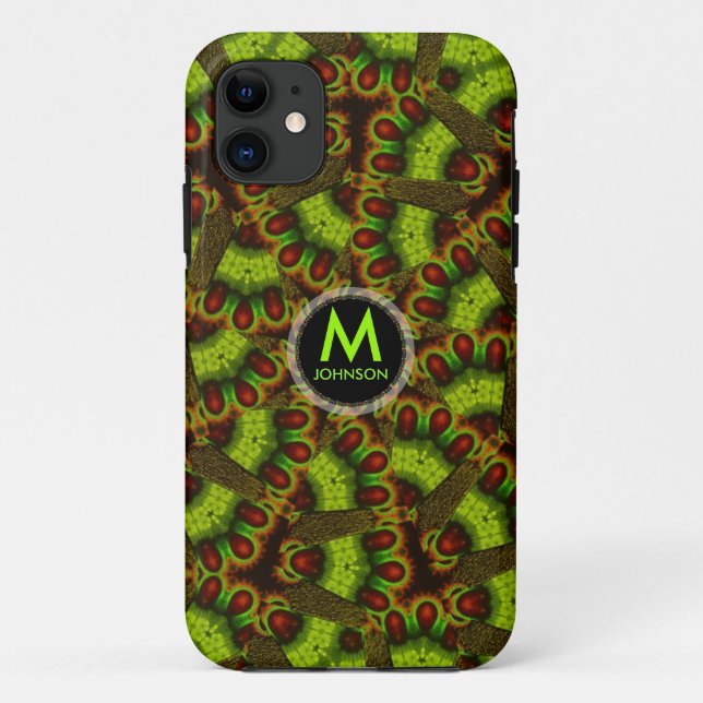 Snakey Abstrakt Monogram iPhone 5 Case-Mate Hülle (Rückseite)