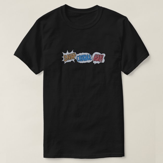 Snap Crackle Pop! klassisch T-Shirt (Design vorne)