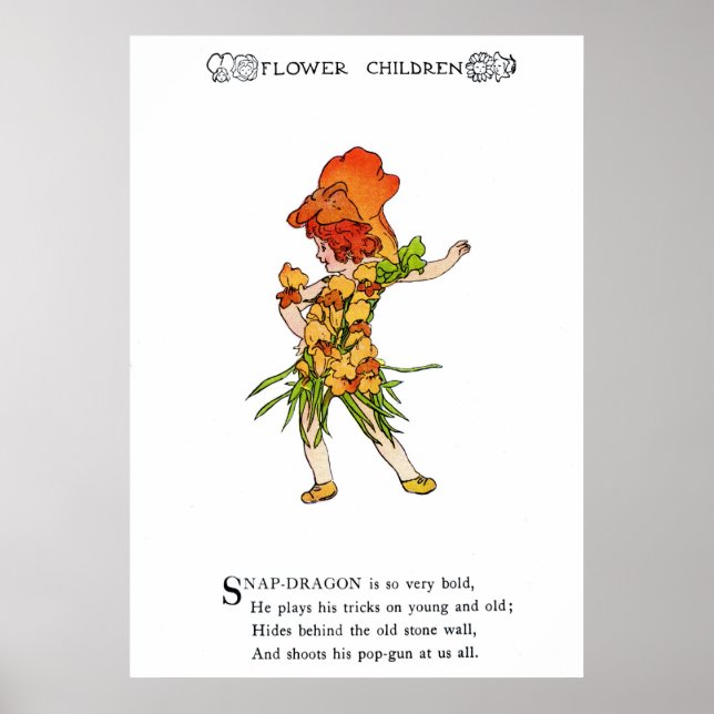 Snap-Drache Poster (Vorne)