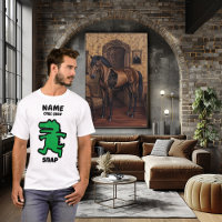Snap Funny Crocodile - Benutzerdefiniertes Croc Cr