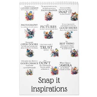 Snap it inspiriert kalender