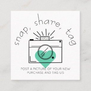 Snap Share Tag Header Camera Social Media Business