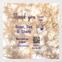 Snap-Tag teilen soziale Medien q oder Code-Glitzer