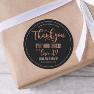 Snap-Tag- und Share-Paket für kleine Unternehmen Runder Aufkleber