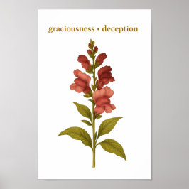 Snapdragon — Grazie, Täuschung Poster