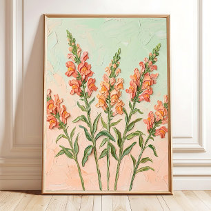 Snapdragon Moderne Minimalistische Wandkunst - Fei Poster