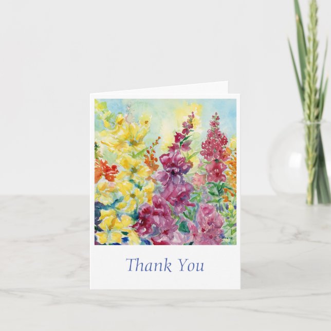 Snapdragons Danke-Card Dankeskarte (Vorderseite)