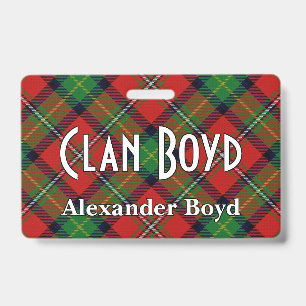 Snappy Clan Boyd Tartan Ausweis