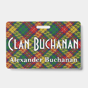 Snappy Clan Buchanan Tartan Ausweis
