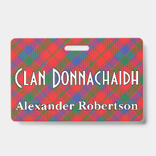 Snappy Clan Donnachaidh Robertson Tartan Ausweis