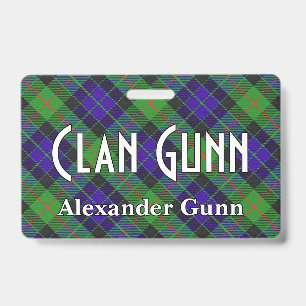 Snappy Clan Gunn Tartan Ausweis