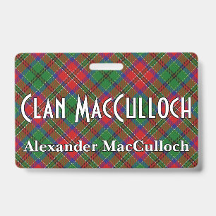 Snappy Clan MacCulloch Tartan Ausweis