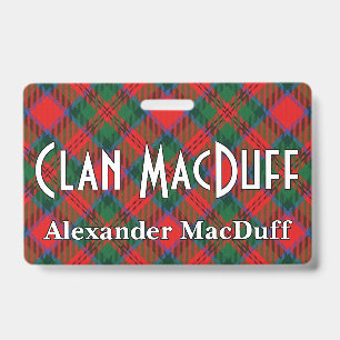 Snappy Clan MacDuff Tartan Ausweis