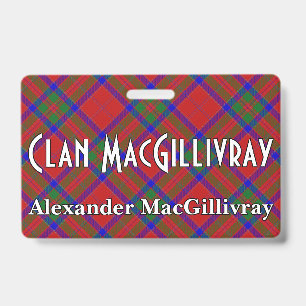 Snappy Clan MacGillivray Tartan Ausweis
