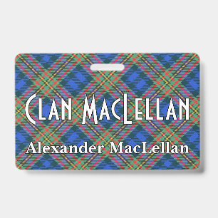 Snappy Clan MacLellan Tartan Ausweis