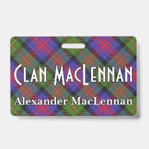 Snappy Clan MacLennan Tartan Ausweis