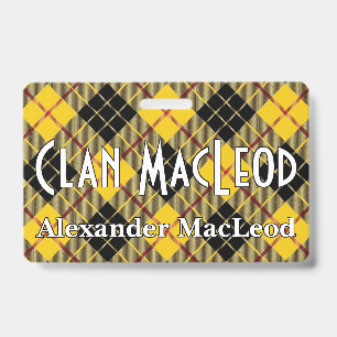 Snappy Clan MacLeod of Lewis Tartan Ausweis