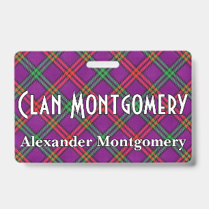 Snappy Clan Montgomery Tartan Ausweis