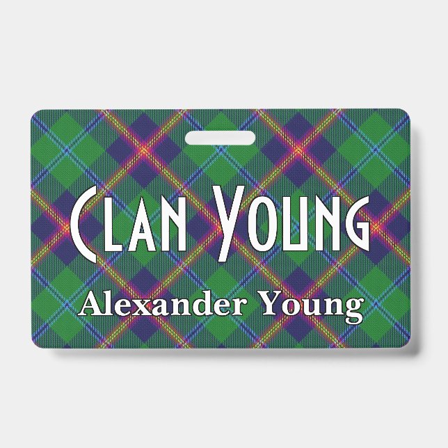 Snappy Clan Young Tartan Ausweis (Vorderseite)