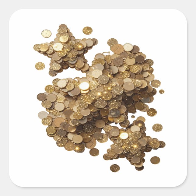 Snappy Gold GOLDENE STERNE Craft Aufkleber (Vorderseite)