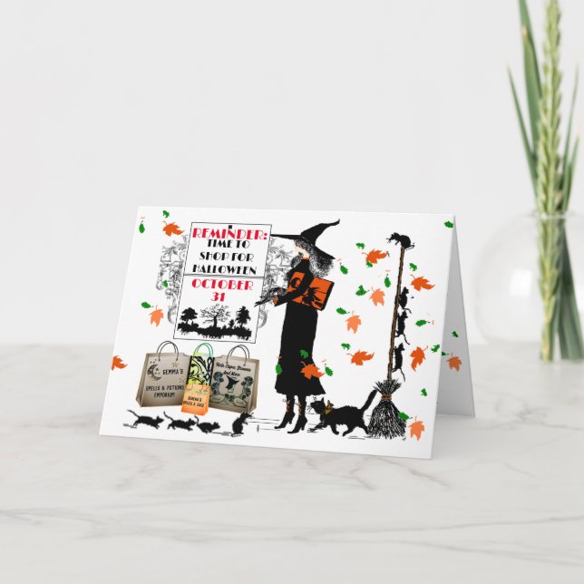 Snappy Halloween Card Karte (Vorderseite)