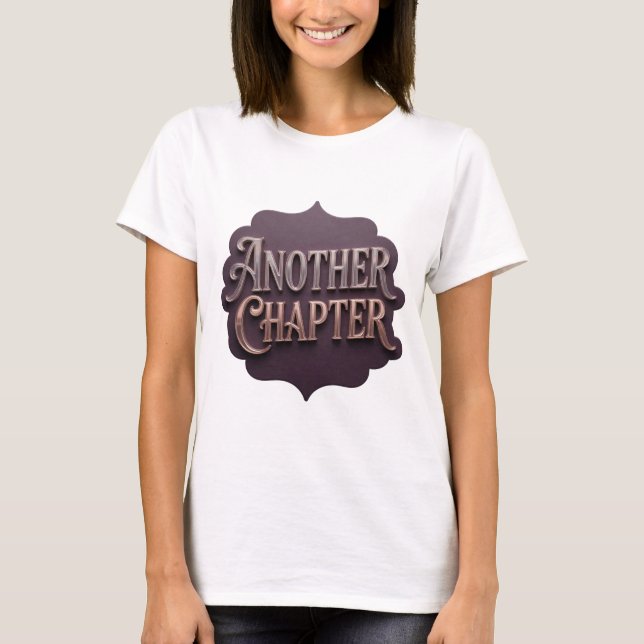 Snappy Silver ANOTHER CHAPTER Design T-Shirt (Vorderseite)