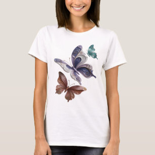 Snappy Silver SCHMETTERLING-MAGIE Statement-T-Shir T-Shirt