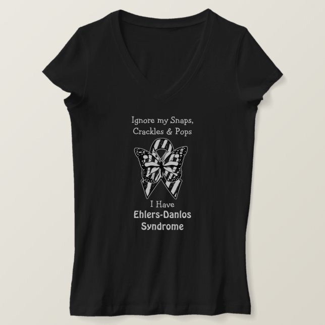Snaps, Crackles und Pops Ehlers-Danlos Syndrom T T-Shirt (Design vorne)