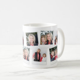 Snapshot Collage Grandparents Photo Christmas Gift Kaffeetasse
