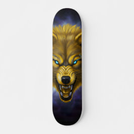 Snaring yellow wolf Skateboard