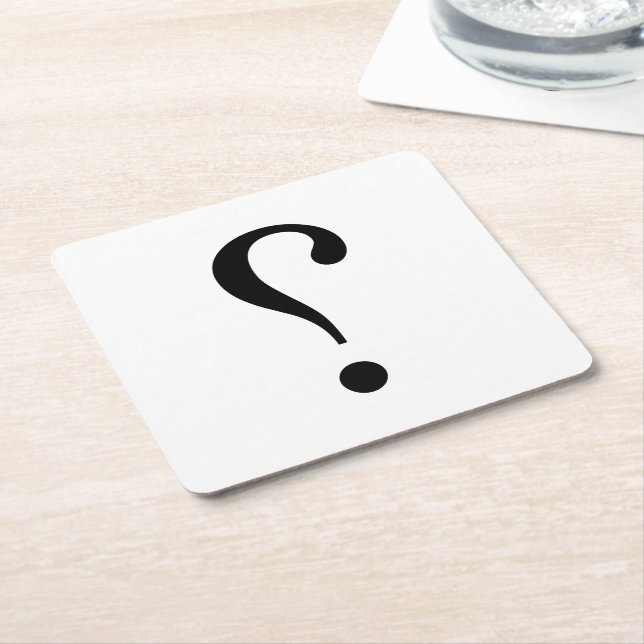 sNARK mARK {ironicon} Rechteckiger Pappuntersetzer (angewinkelt)