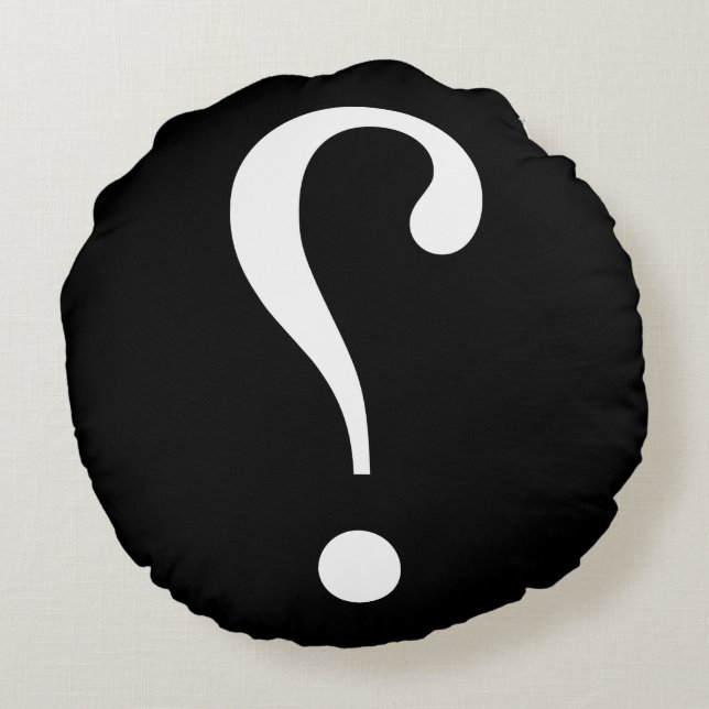 sNARK mARK {ironicon} Rundes Kissen (Rückseite)