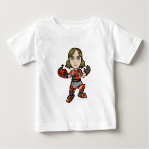 Snarkie Virtupets Raumstations-Personal-Spieler Baby T-shirt