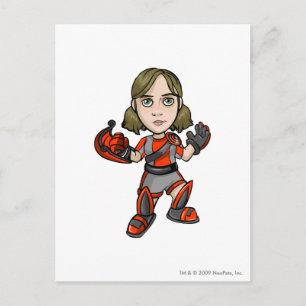 Snarkie Virtupets Space Station Personal Player Postkarte