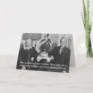 Snarkige Foto-Geburtstagskarte Karte