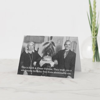 Snarkige Foto-Geburtstagskarte Karte