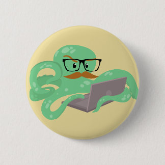 Snarktopus Internet-Krake Button
