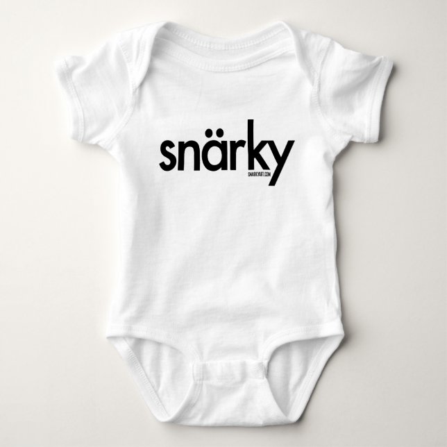 Snarky Baby Baby Strampler (Vorderseite)