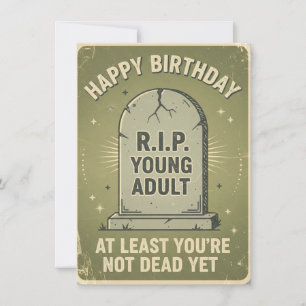 Snarky Birthday Card für eine ältere Person
