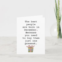 Snarky Funny Christmas Dezember Geburtstag