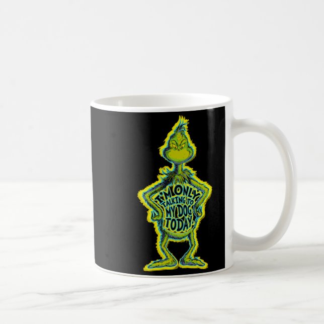 Snarky Funny Im Only Talking To My Dog T  Kaffeetasse (Rechts)