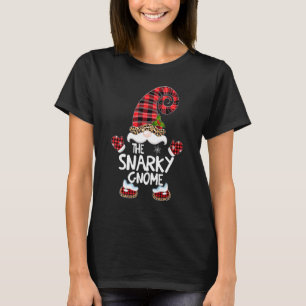 Snarky Gnome Buffalo Kariert Matching Family Chris T-Shirt