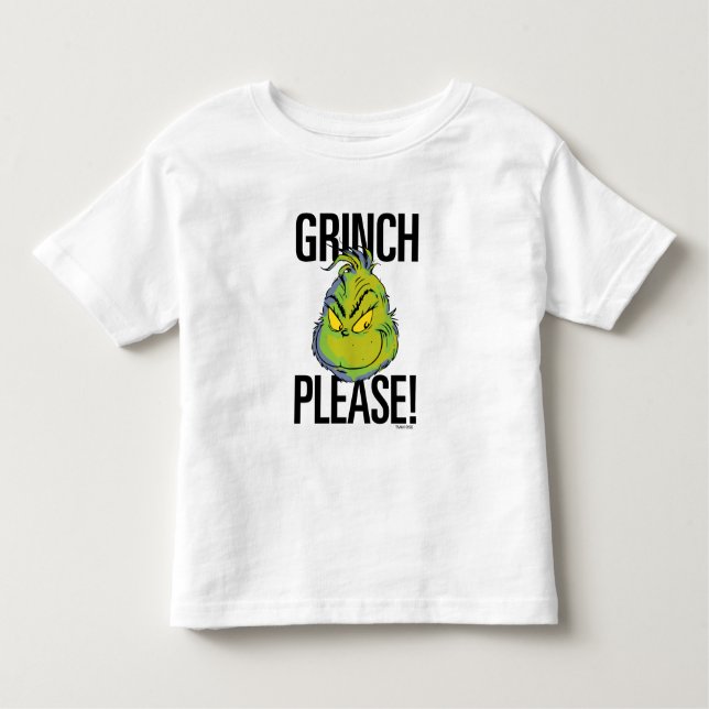 Snarky Grinch | Funny Grinch Bitte zitieren Kleinkind T-shirt (Vorderseite)