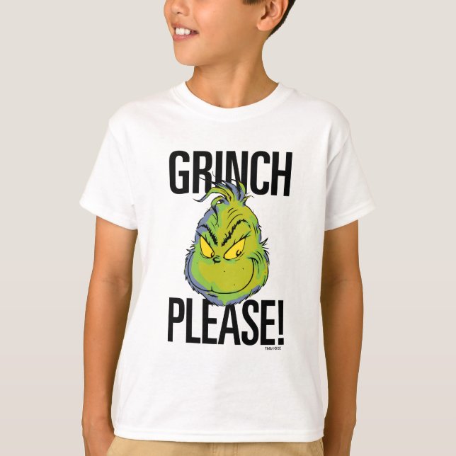 Snarky Grinch | Funny Grinch Bitte zitieren T-Shirt (Vorderseite)