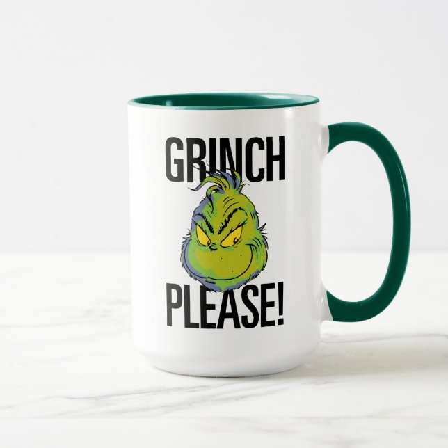 Snarky Grinch | Funny Grinch Bitte zitieren Tasse (Rechts)