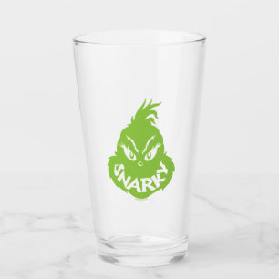 Snarky Grinch   Grinch Gesicht Glas