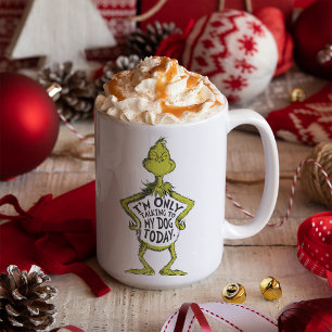 Snarky Grinch Lustig, ich rede nur mit meinem Hu Kaffeetasse