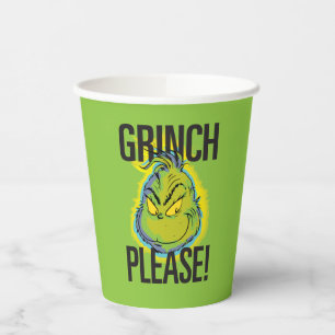 Snarky Grinch Lustiger Grinch Bitte Zitat Pappbecher